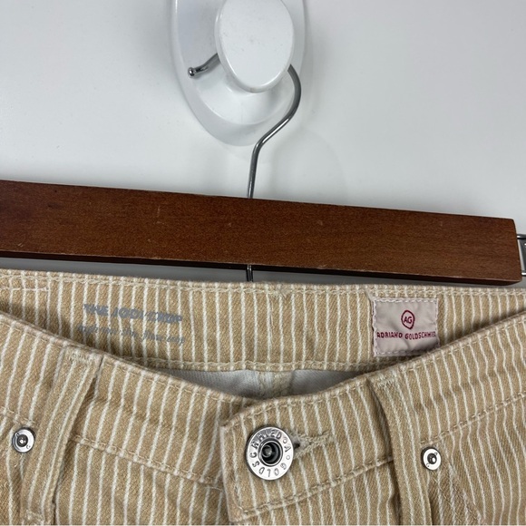 AG Jeans The Jodi Crop Jeans High Rise Slim Flare Cropped Striped Size 26R - Picture 6 of 9